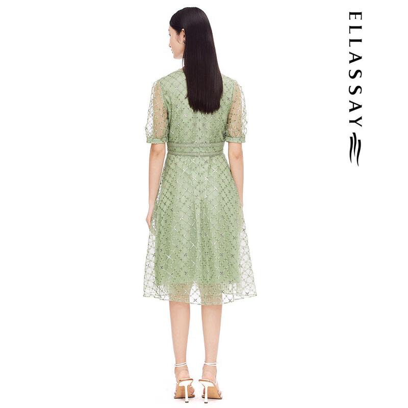 ELLASSAY French Sweet High-End Dress EWE332Y03300