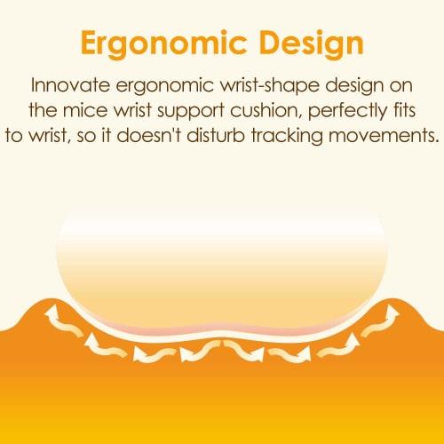 ELECOM Wrist Rest Dip Gel Gel White MOH-DG01WH