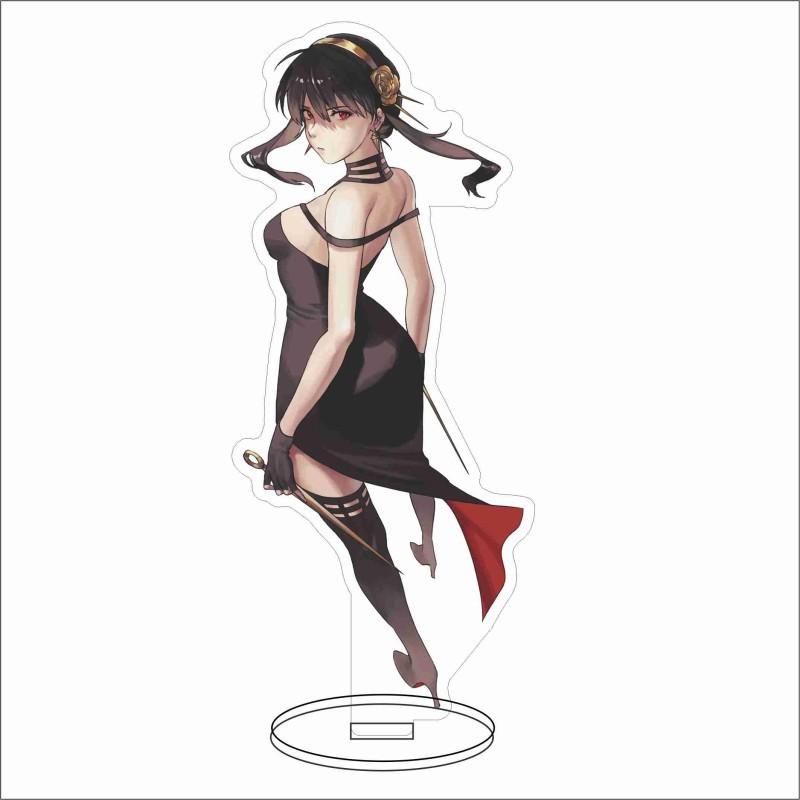 15CM SPY×FAMILY Anime Figure Yor Forger Cosplay Sexy Style Acrylic Stands Model Tabletop Decor Props Standing Sign Fans