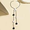 Overdreven Europese & Amerikaanse Charme Y-vormig Damesketting met Rond Hanger