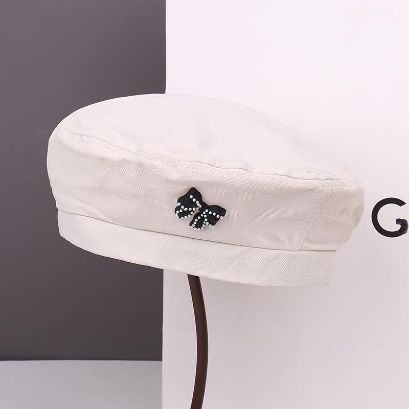 Spring and Autumn Fashion Show Face Small Beret Children Casual Big Head Circumference Painter Hat Women Newsboy Hat