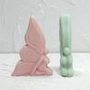 1 Pcs Angel Butterfly Silicone Candle Mold DIY 3D Butterfly Elf Cake Decor Baking Mould Aromatherapys Gypsum Soap Resin Mold New