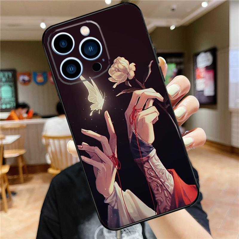 Heaven Official’s Blessing Case For iPhone 18 17 16 15 14 13 12 11 Pro Max Mini Plus 16e 17 Air Bumper Cover Accessories
