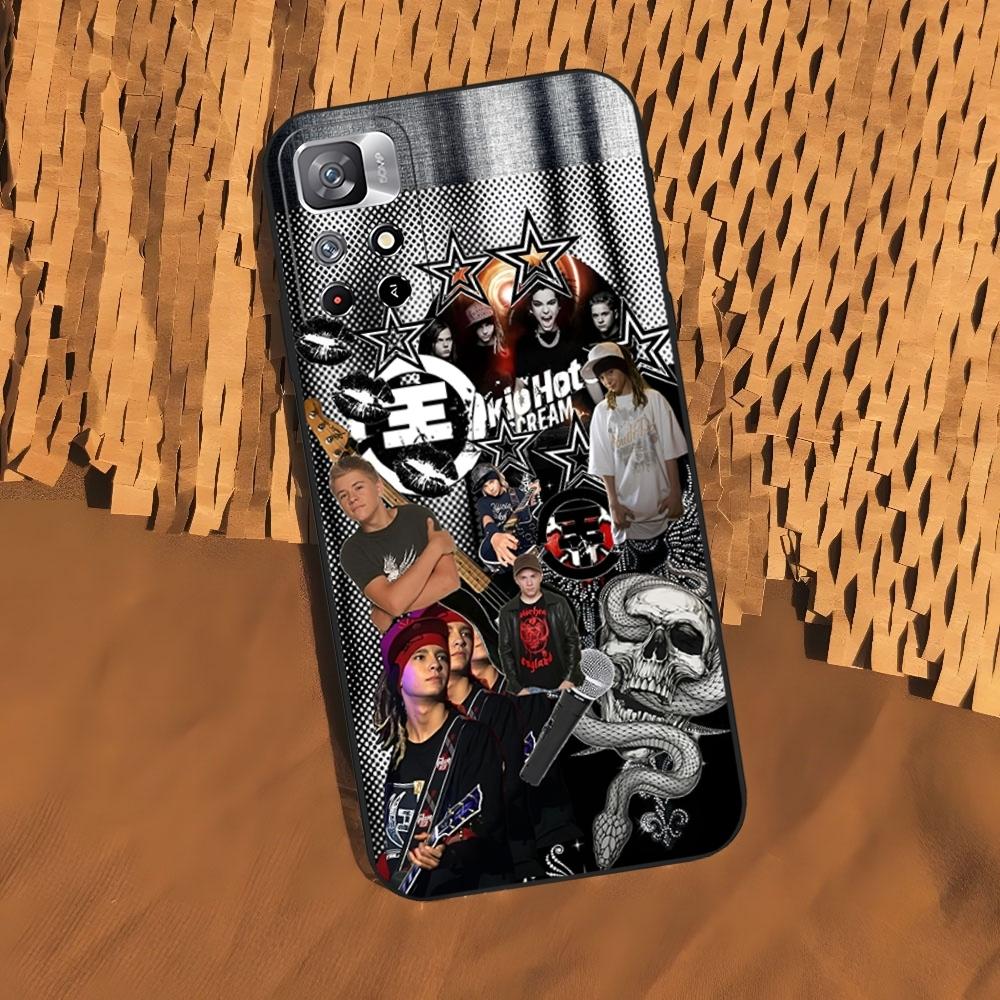 T-tokio Hotel Phone Case for Xiaomi 15 14 13 12 Mi 11 Ultra Pro Lite Black Soft Silicone Cover