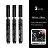 6/1pcs Chrome Pen Marker Reflective Mirror Electroplating Paint Repair Marker For Rock Ceramic Glass 0.8/1/2mm Nib Art Craftwork