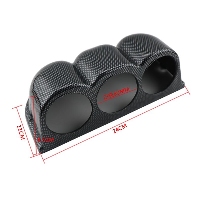60mm Universal Gauge Cup Car Mount Holder Gauge Pod Plastic Single Double 3 Plastic Gauge Holder Fit For 62MM Water Temperature