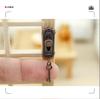 1/6 1/12  Doll House Simulation Miniature Mini Retro Patterned Door Lock Model Decor