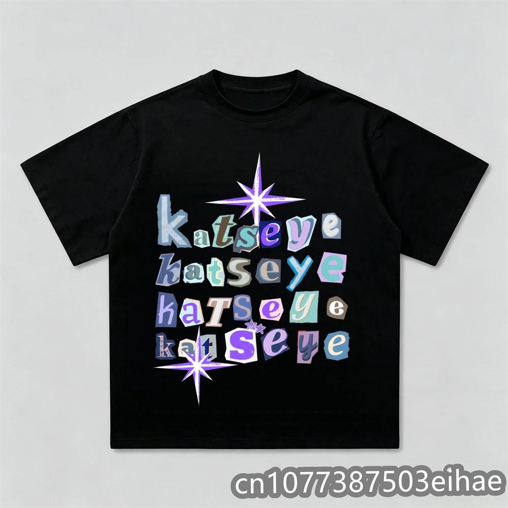 Katseye Unisex Korean Band Print Cotton TShirt Short Sleeve Casual Summer Top for Kids Unisex Unisex