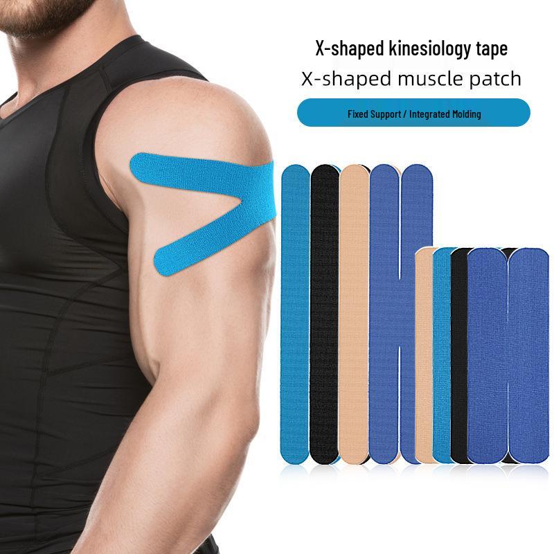 X-Shaped Elastic Kinesiology Tape for Elbow, Shoulder, Neck & Knee Support