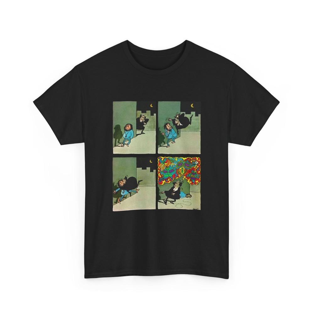 

1970 comic the vampire by sergio aragones reproduction tshirt S