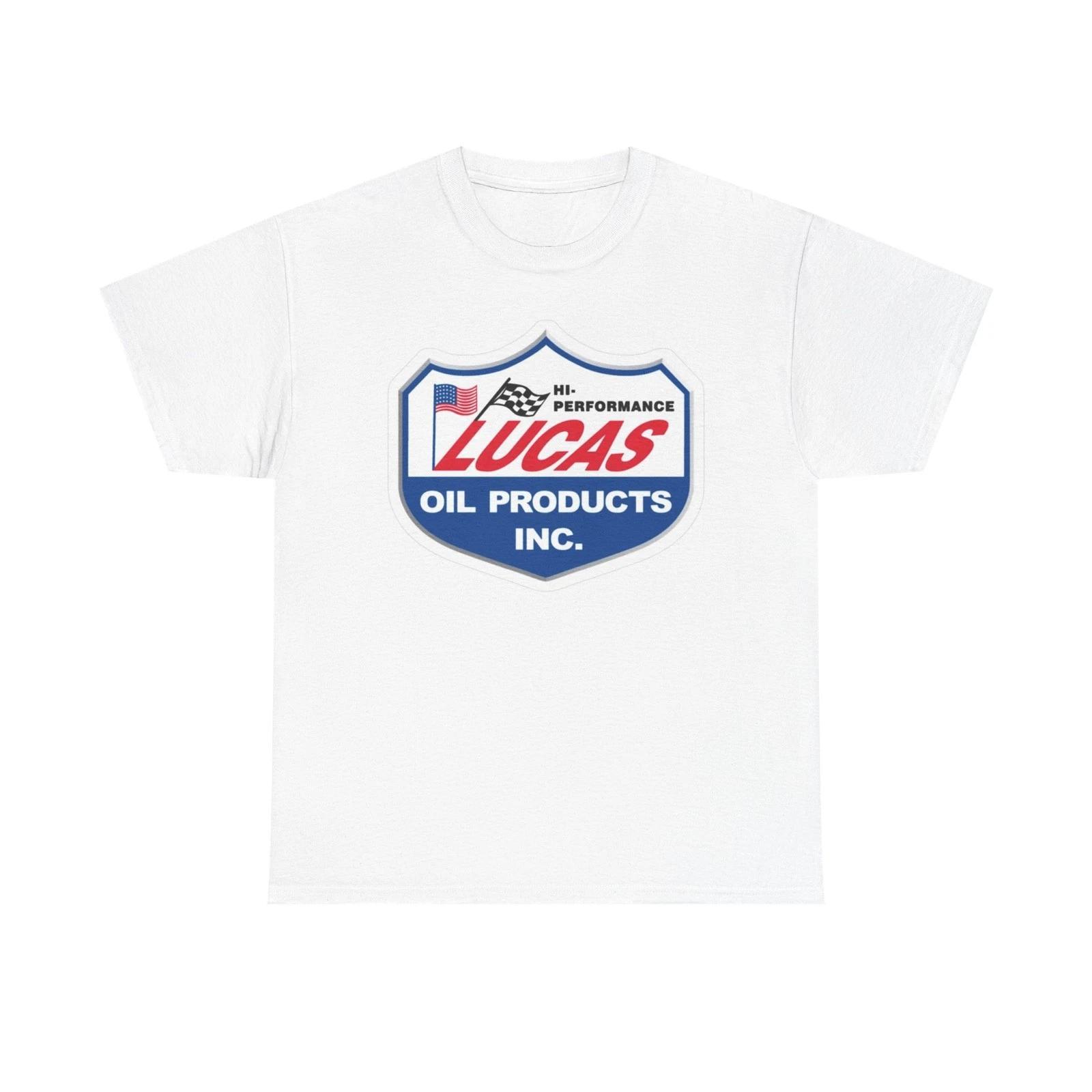 

Lucas Oil Graphic T Shirt Vintage Muscle Cars Unisex Heavy Cotton Tee XL