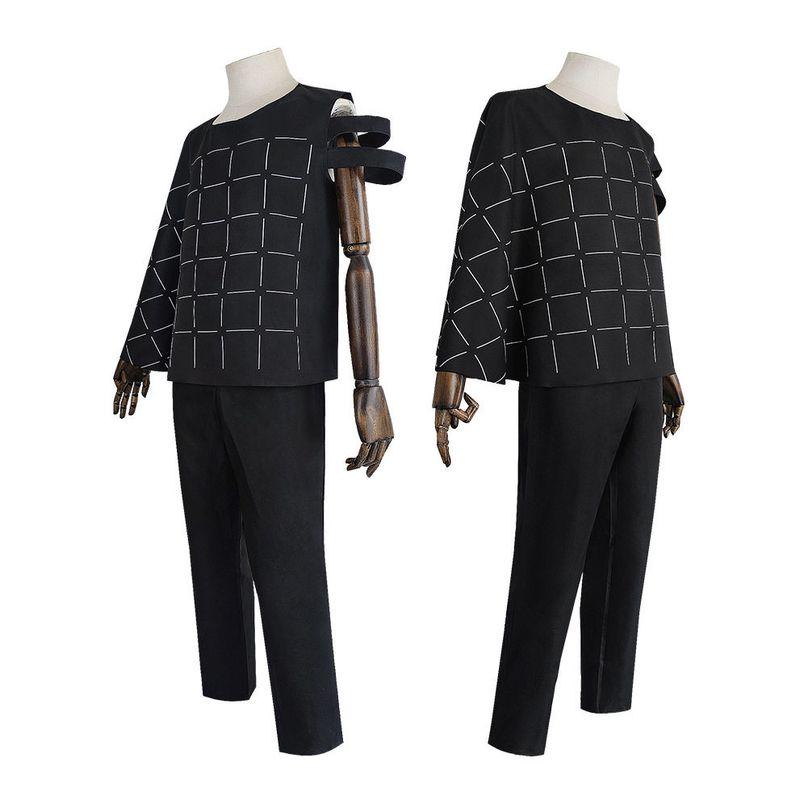 

Jujutsu Kaisen Cosplay Costume Gojo Satoru Ryomen Sukuna Real-Life Cosplay Costume Tokyo Metropolitan Cosplay Anime Clothing A Set of Real-Life Costumes (Black) S