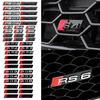 Auto Frontgrill Emblem Plakette für S3 S4 S5 S6 S7 S8 RS3 RS4 RS5 RS6 RS7 RS8 SQ3 SQ4 SQ5 SQ6 SQ7 SQ7 RSQ3 RSQ5 RSQ7 RSQ8