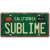 Vintage Metal Tin Sign Long Beach California Sublime Poster Grunge Hippie Room Decor Rock Band Wall Art 90s Aesthetic Room Sign