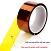 Brown High-Temperature Gold Finger Tape - 180°C Resistance, No Residue