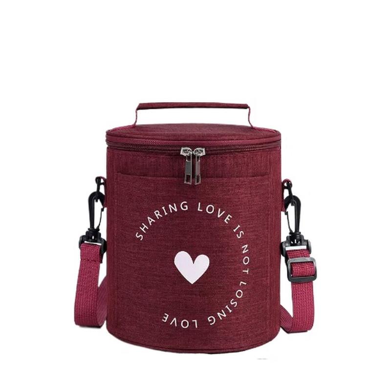 Newcity Round Insulated Lunch Tote