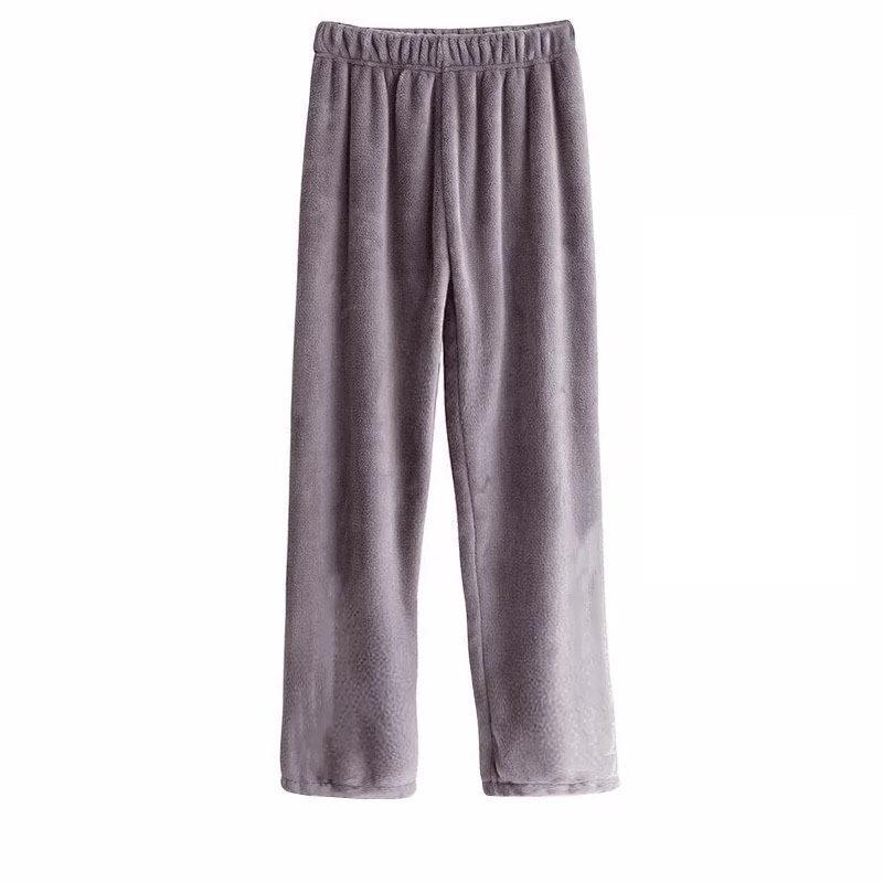 Women's Plus Velvet Warm Pants, Autumn/Winter Pajamas, Thermal Casual Outerwear for Home - Fairy Style 2025.