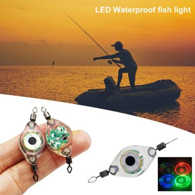Mini Unterwasser Angellampe Wasserdichte LED Fischaugen Locklicht Tauchbare Tiefe Tropfen Fischattraktion Sammellampe Angelzubehör