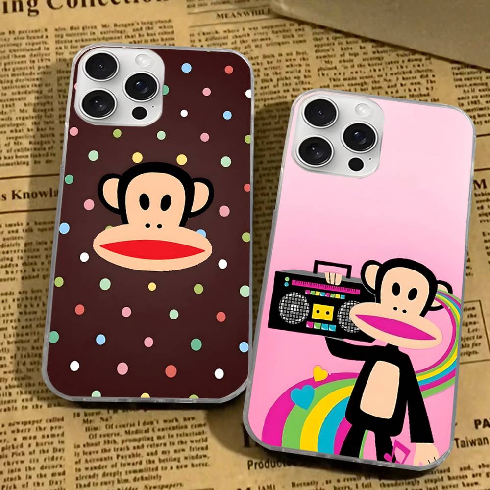 Klassisches Mode-Logo P-Paul F-Frank Handyhülle Für iPhone 17 16 15 14 13 12 11 Pro Max Plus Satin Bunte Hülle