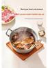 Food-Grade Stainless Steel Hot Pot & Rice Cooker for Portable Stove - Outdoor Stew & Soup Pot