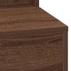 Makeup Table Brown Oak Effect 50 x 41 x 135 cm Particleboard