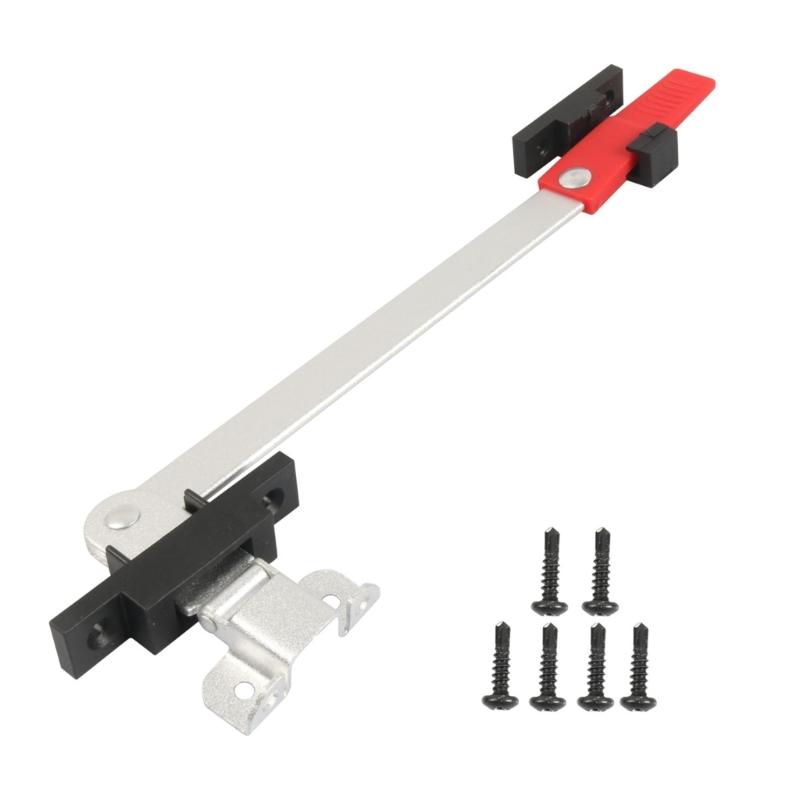 

Enhanced Emergency Exit Lock Anti Wind Support System with Red Quick Access Handle for Secure Travel Trailer Window 1