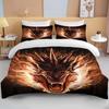 Chinese dragon Bedding 3 Piece Set king size double bed bedding set microfiber or polyester duvet cover set  bedroom bed set
