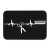 Retro Best Barber Distressed Logo Front Floor Door Entrance Mat Indoor Hairdresser Hairstylist Kitchen Bath Doormat Carpet Rug