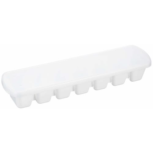 Pearl Metal Coolland Slim Ice Tray, 7-Cup Ice Tray with Lid, Set of 2, White, H-5234