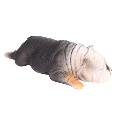 High Simulation English Lying Bulldog Model Sleepy Animal Toy for Children Gift (#873)