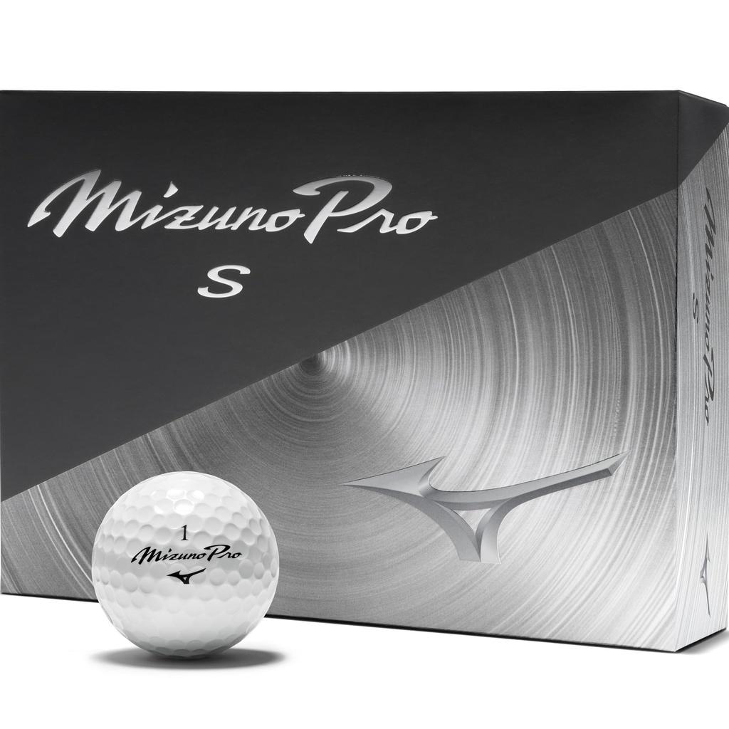 MIZUNO Pro S White Golf 1 Dozen 5NJBT835 Balls, (12 Balls),