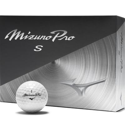 Mizuno Pro S Białe Golf 1 Tuzin 5NJBT835 Piłki, (12 kulek),