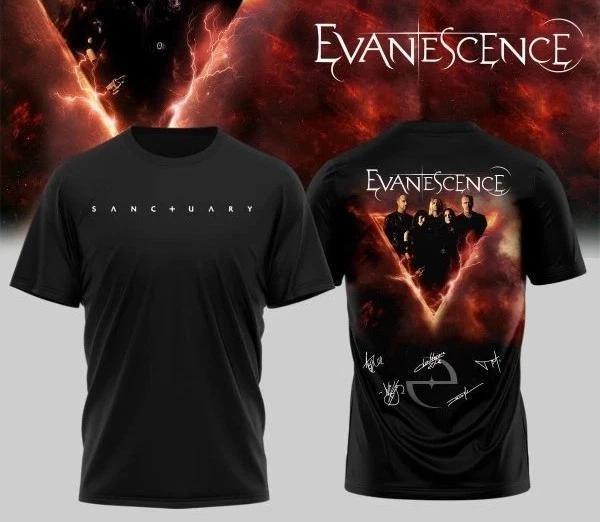 T-shirt commemorating the Evanescence 2026 world tour (special edition)