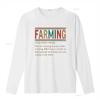 Farming Noun Definition Funny Farmer Farm Lover S T Shirt Vintage Washed Soft Designer Clothes Unisex Homme