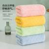 Towel Customized coral fleece two-color absorbent hand towel does not shed hair, face towel household towel direct supply