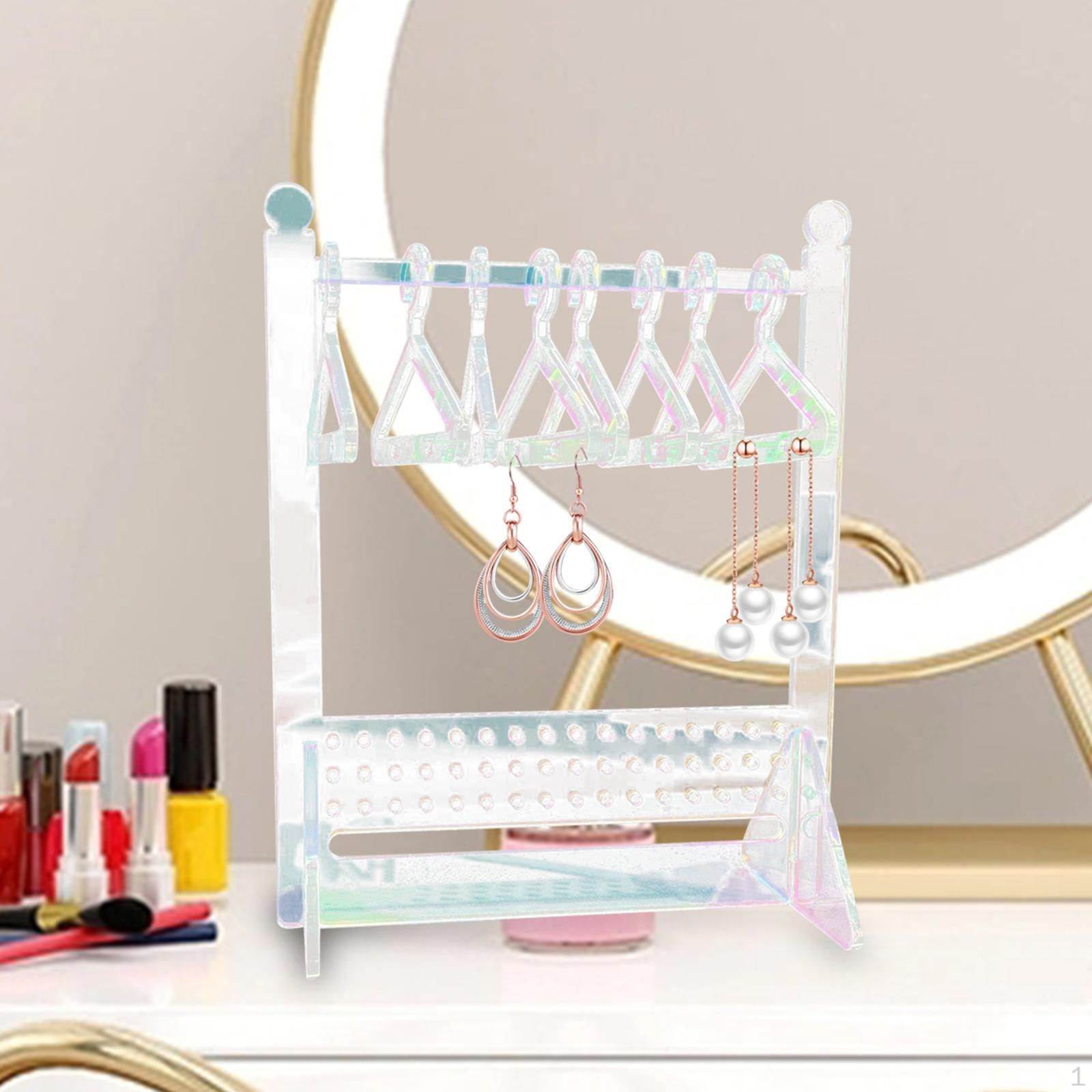 Earrings Display Stand Earring Storage Holder Jewelry Modern Acrylic Stylish Gift Mini Style A