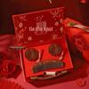 Elegant Sandalwood Comb Gift Set for Bride and Groom - Perfect for Engagement or Wedding