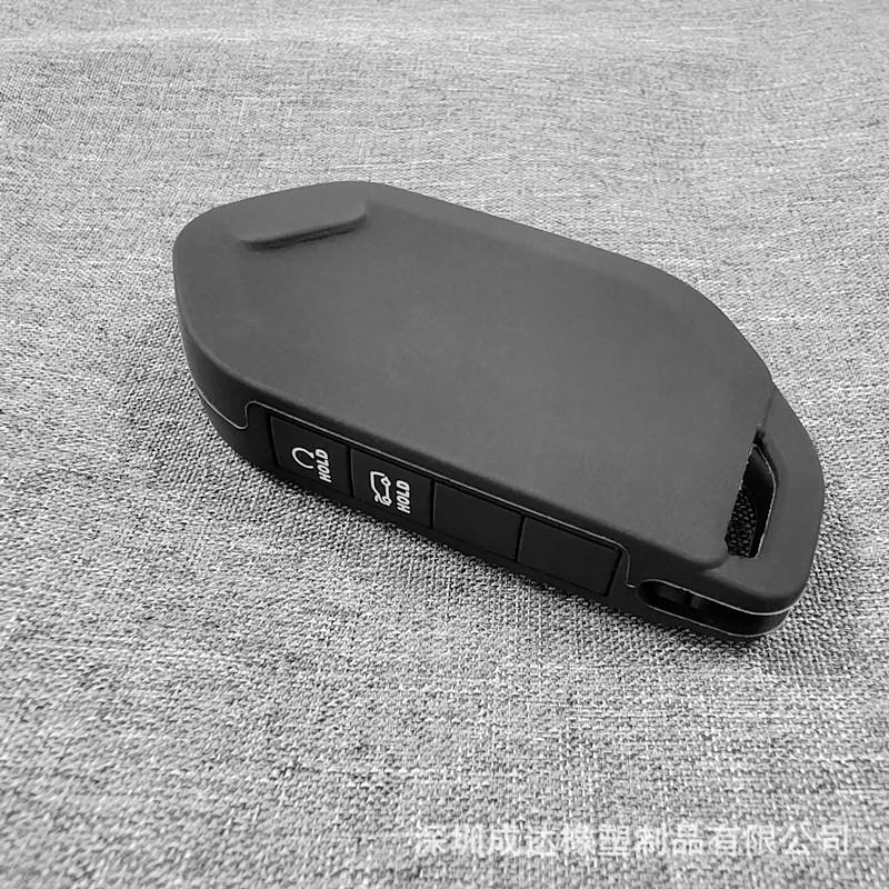 

Silicone Protective Key Case for 2024 Kia EV5, Carnival, and EV6 Default Bulk чорний