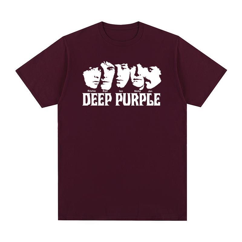Deep Purple In Rock Vintage T-Shirt Band Punk Pop Alternative Boyfriend Gruppe Baumwolle Herren T-Shirt Neues TEE T-SHIRT Damen Oberteile