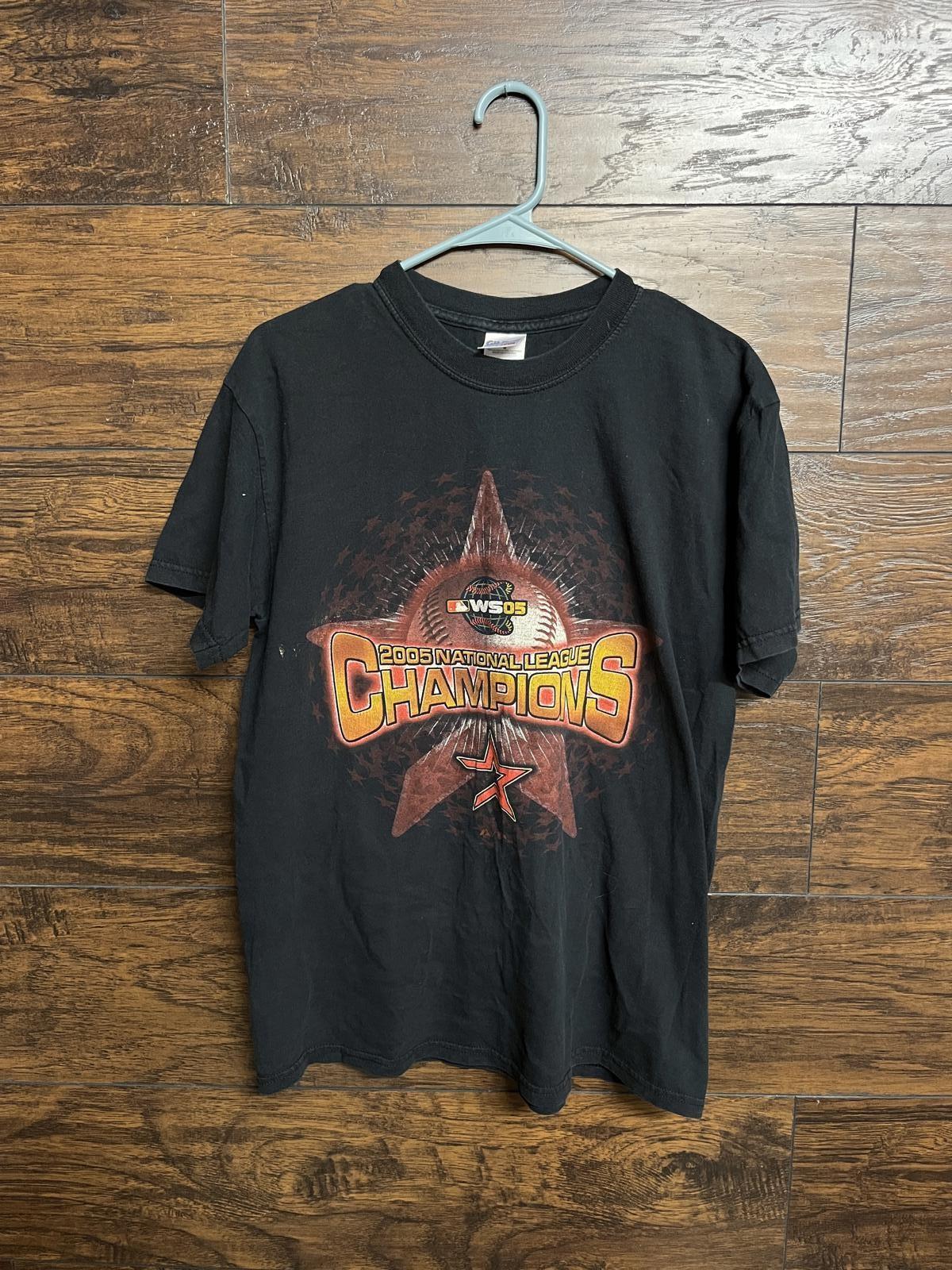New 2005 Astros World Series T-shirt National League Champions M XL
