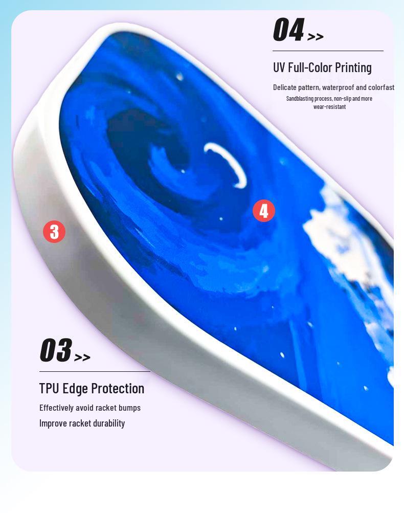 Professionelles Fiberglas-Pickleball-Schlägerset für Kinder und Erwachsene