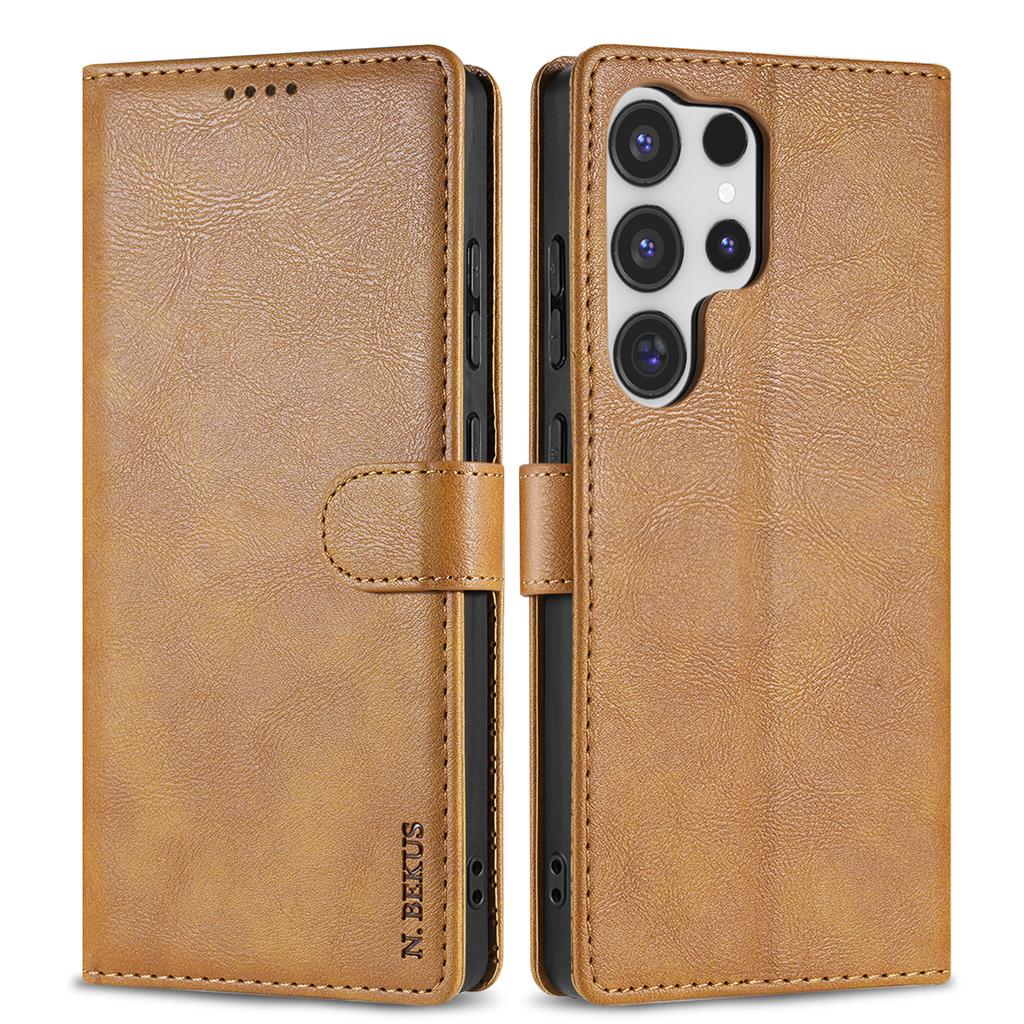 Business Luxury Flip Leather Magnetic Cards Solt Wallet Case For Samsung S26 Ultra S25 Plus S24 S23 A36 A56 Bag Pocket Cover