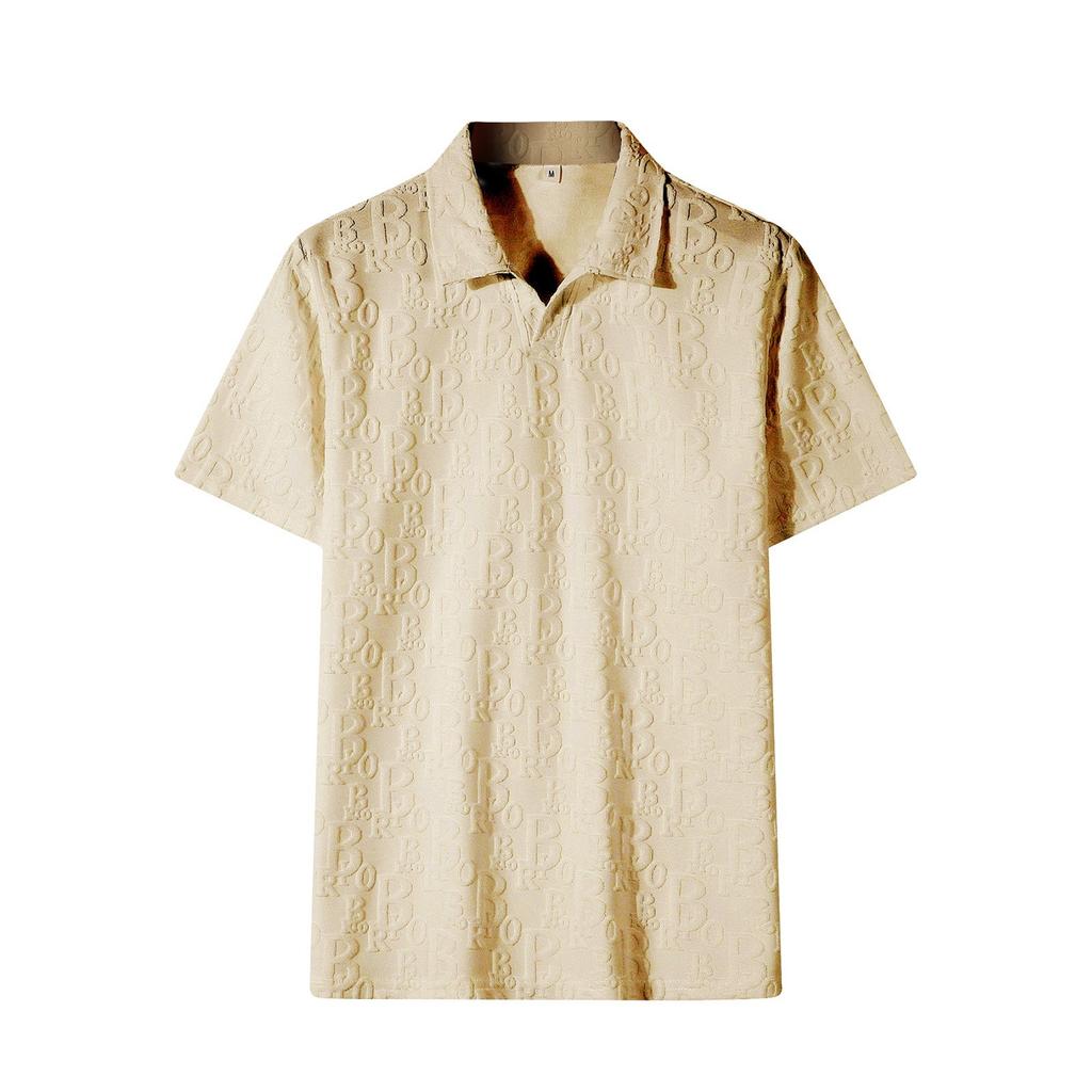 Herren Einfarbiges V-Ausschnitt Oberteil Herren Sport Kurzarmshirt