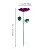 Bird Baths Vintage Flower Iron Decoration Flower Bird Bath For Feeding Home Garden Backyard Courtyard Landscaping Park Outdoor