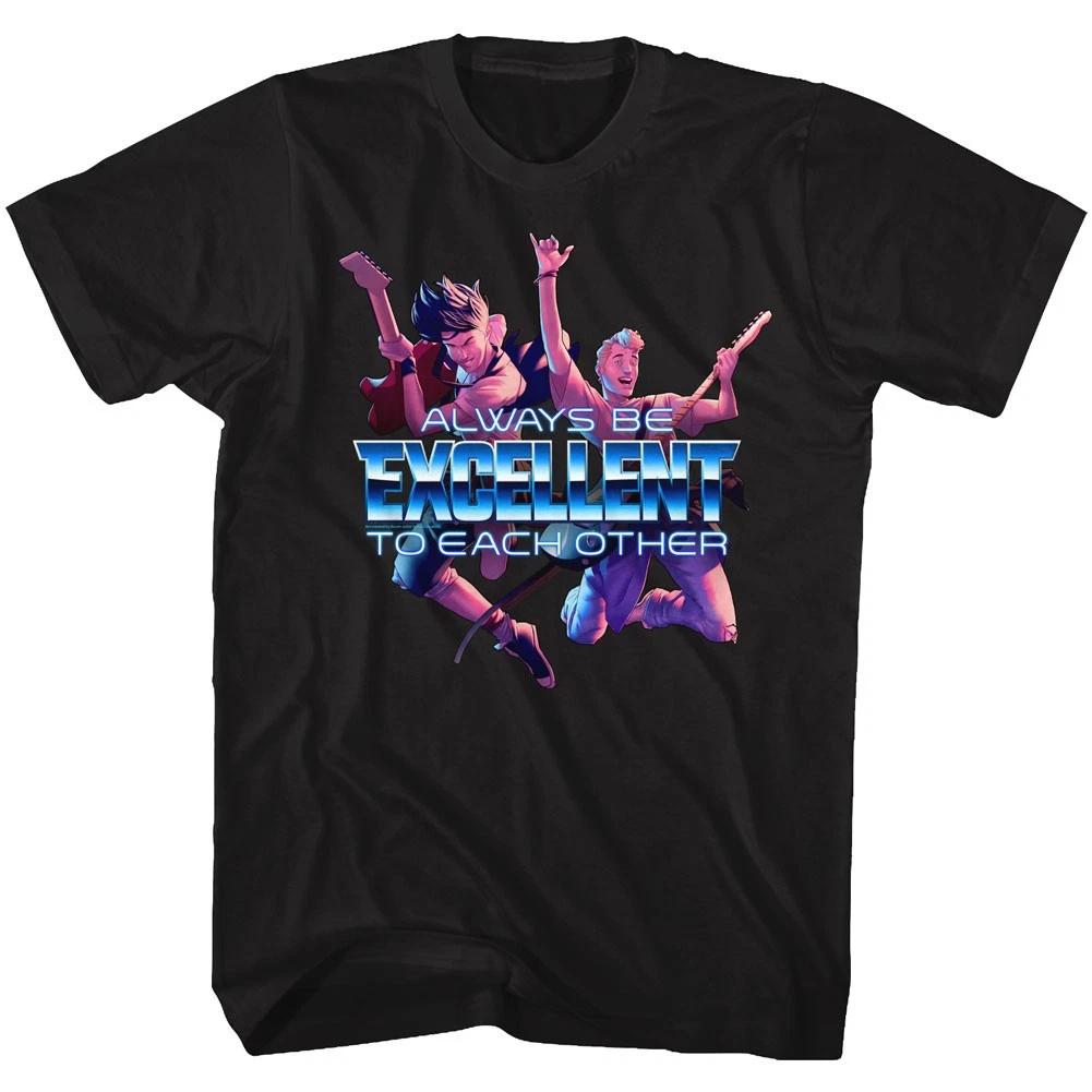 Bill & Ted s Movie Wyld Stallyns Always Be Excellent To Each Other Men s T shirt M