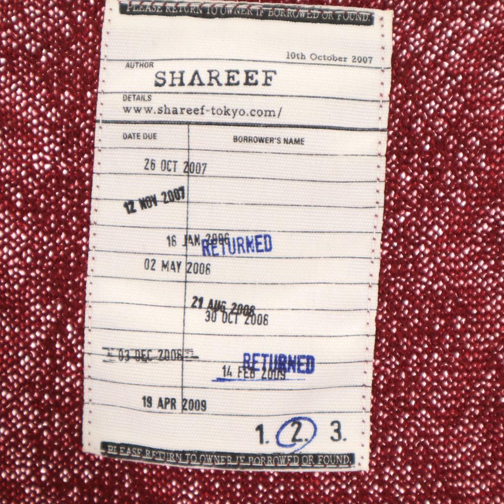 SHAREEF Made in Japan Wool Blend Long sleeve sweater 2 Safety pin Women Used