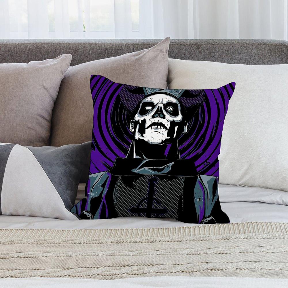 Hot G-Ghosts Band Pillow Case Short Plush Sofa Decorative Gift Home Double-sided Printing Cushion