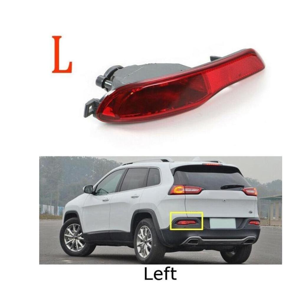 For 2014-18 JEEP Cherokee Left Rear Bumper Light Reflector Lamp Part# 68102877AC