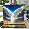 3D Natural ,Tornado, Cloud Blanket,Flannel Blanket Throw Blanket,Warm Blanket for Home Living Room Bedroom Beds Sofa Picnic Kid