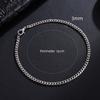 New Trendy Cuban Chain Men Bracelet Classic Stainless Steel 3/5/7/9mm Width Chain Bracelet For Men Women Jewelry Gift